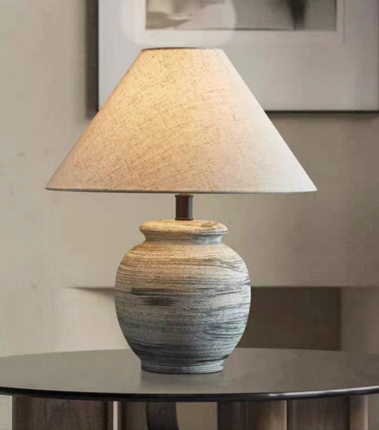 Pottery jar living room lamp bedroom bedside table hotel homestay decoration