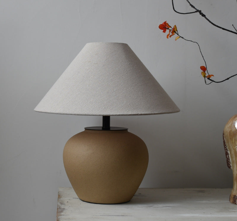 Pottery jar living room lamp bedroom bedside table hotel homestay decoration