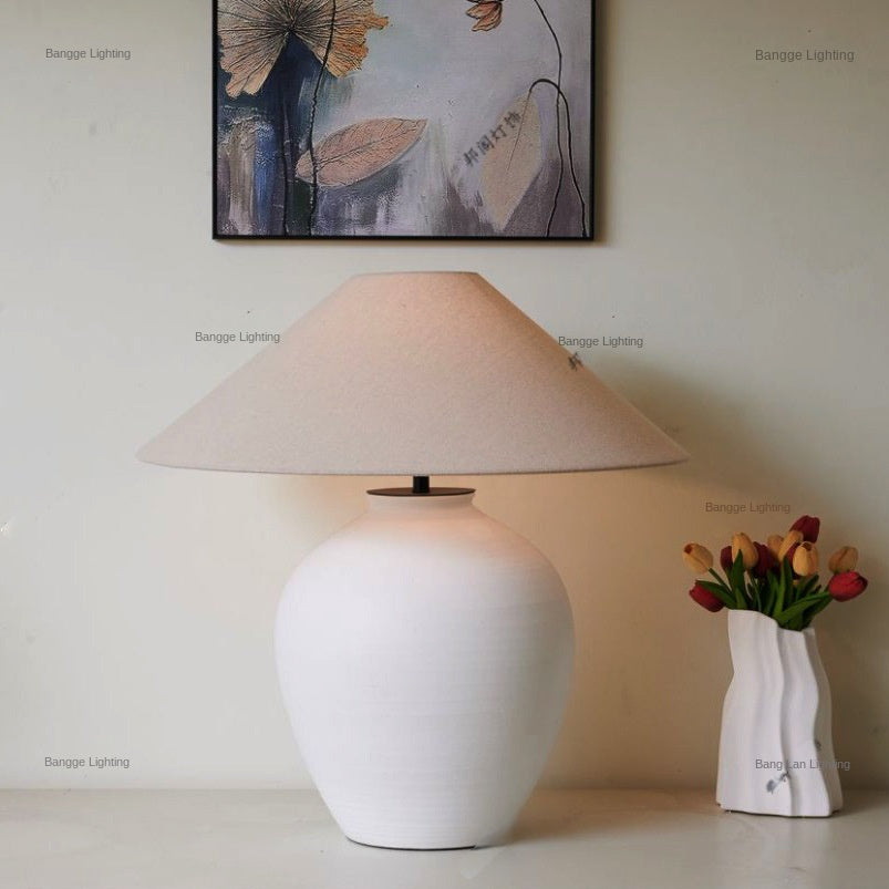 Pottery jar living room lamp bedroom bedside table hotel homestay decoration