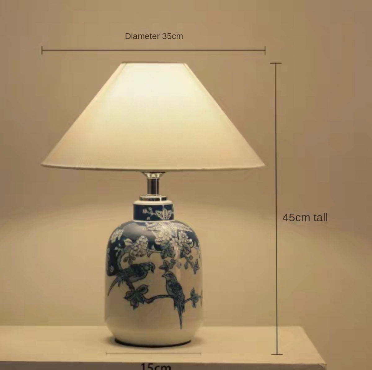 Pottery jar living room lamp bedroom bedside table hotel homestay decoration