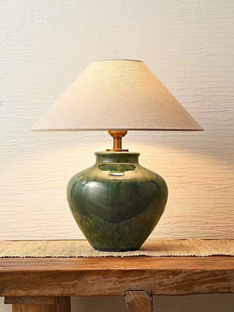 Pottery jar living room lamp bedroom bedside table hotel homestay decoration