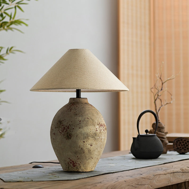 Pottery jar living room lamp bedroom bedside table hotel homestay decoration