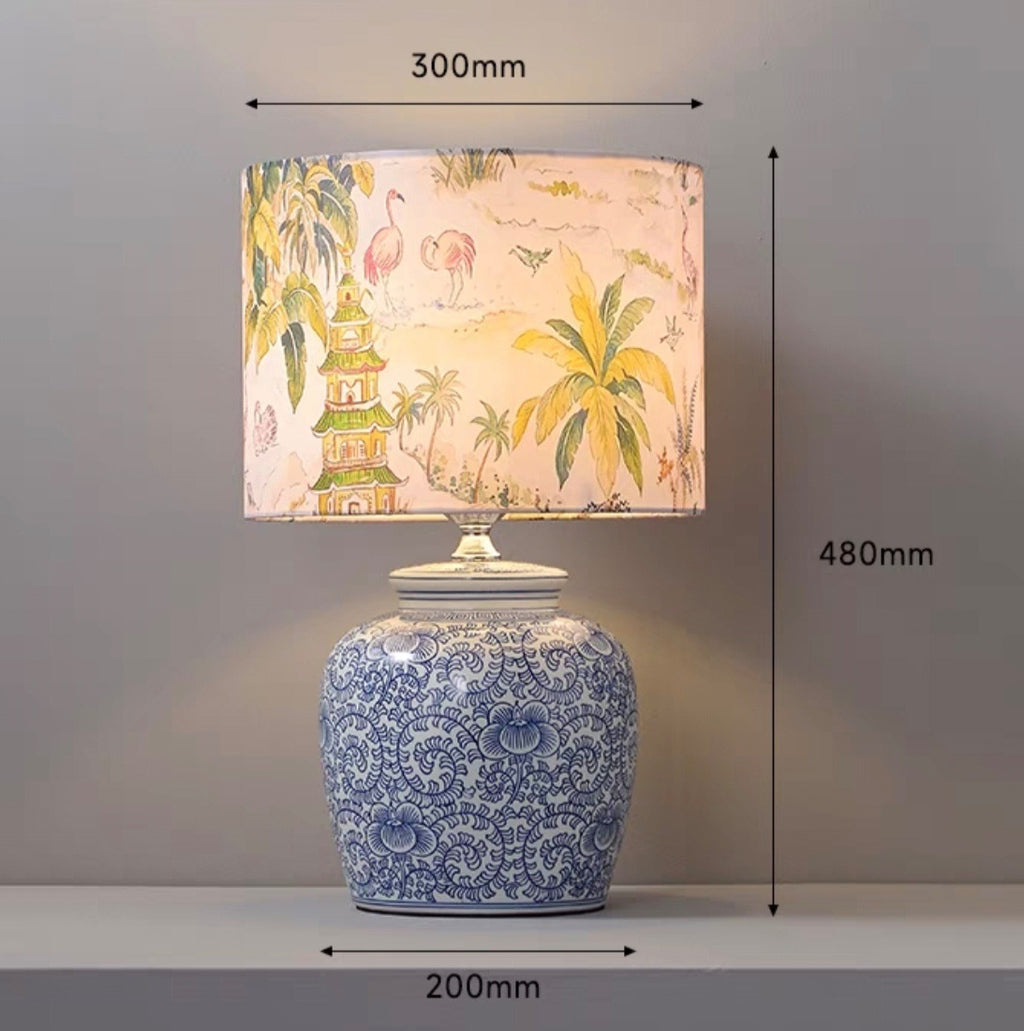 Pottery jar living room lamp bedroom bedside table hotel homestay decoration
