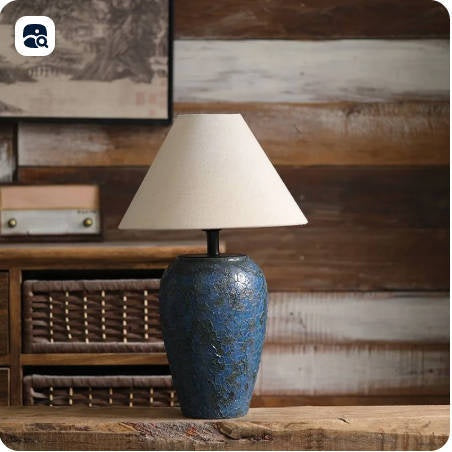 Pottery jar living room lamp bedroom bedside table hotel homestay decoration