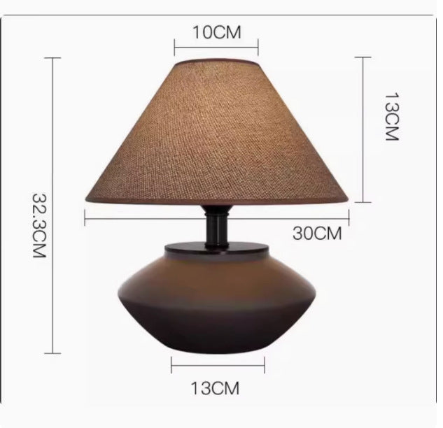 Pottery jar living room lamp bedroom bedside table hotel homestay decoration