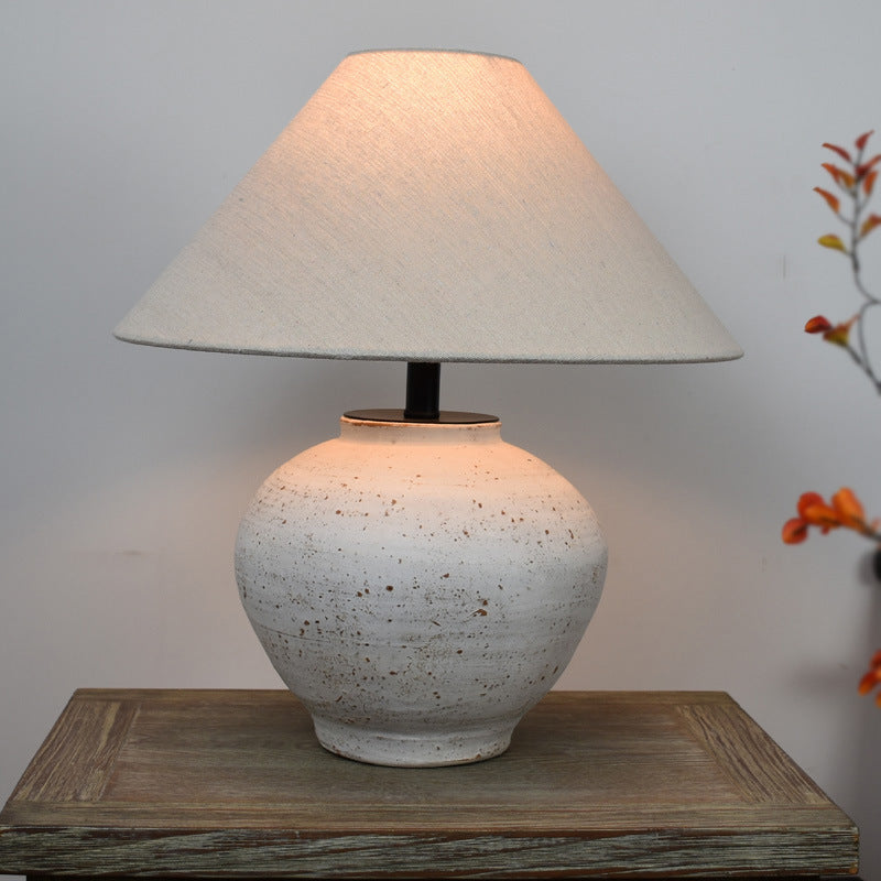 Pottery jar living room lamp bedroom bedside table hotel homestay decoration