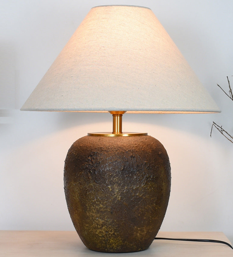 Pottery jar living room lamp bedroom bedside table hotel homestay decoration